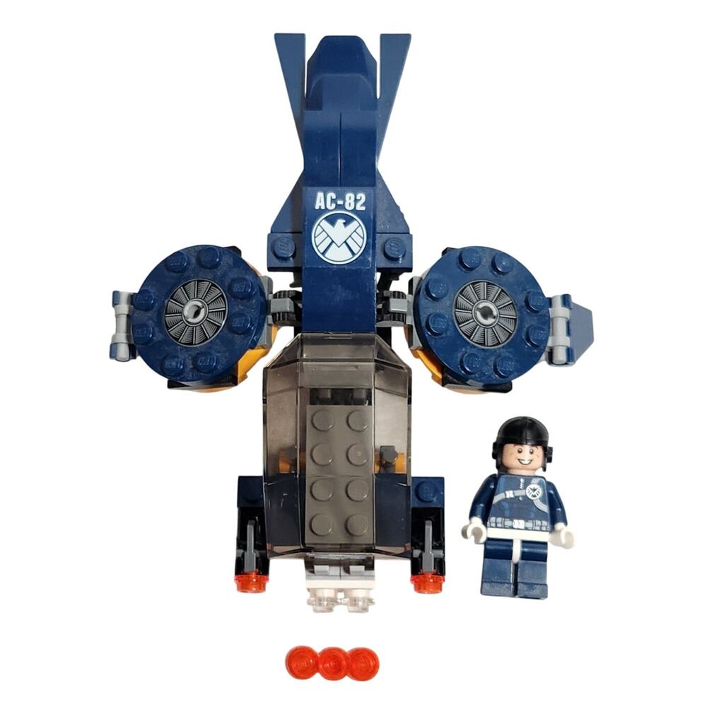 Lego Carnage's Shield Sky Attack Jet Flyer W/ Agent Minifigure 76036 Pre-owned